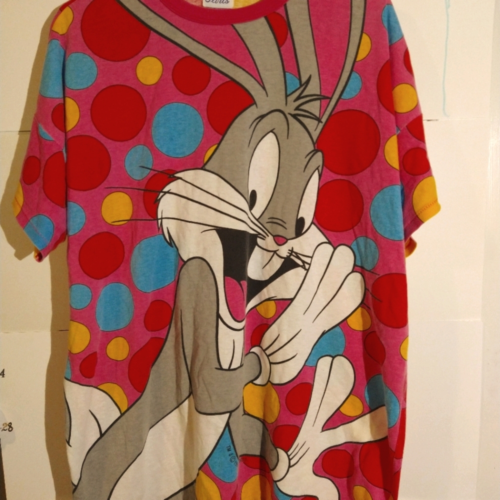 Vintage 1993 all over bugs Bunny shirt